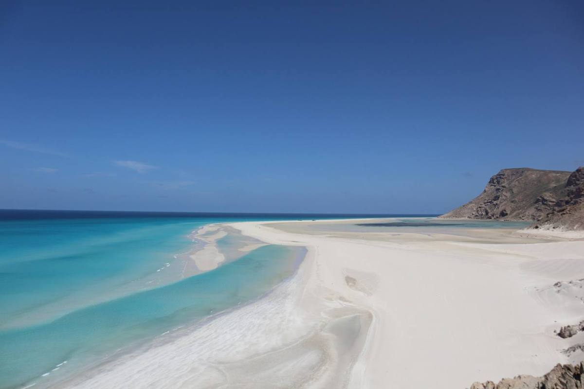 White sand and turquoise water near Jambiani