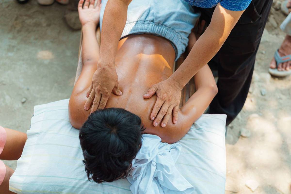 Spa massage treatment